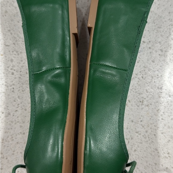 Crown & ivy Green Ballet Flats with Bow - Picture 2 of 5